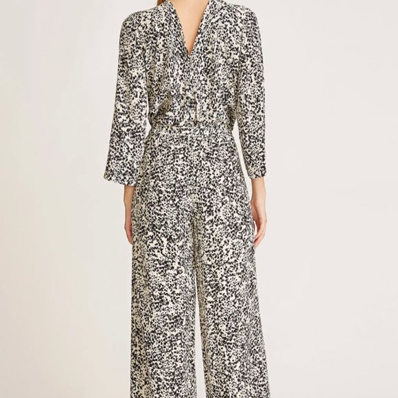 NWT Halston Silk Wide Leg Pants - Picture 6 of 8